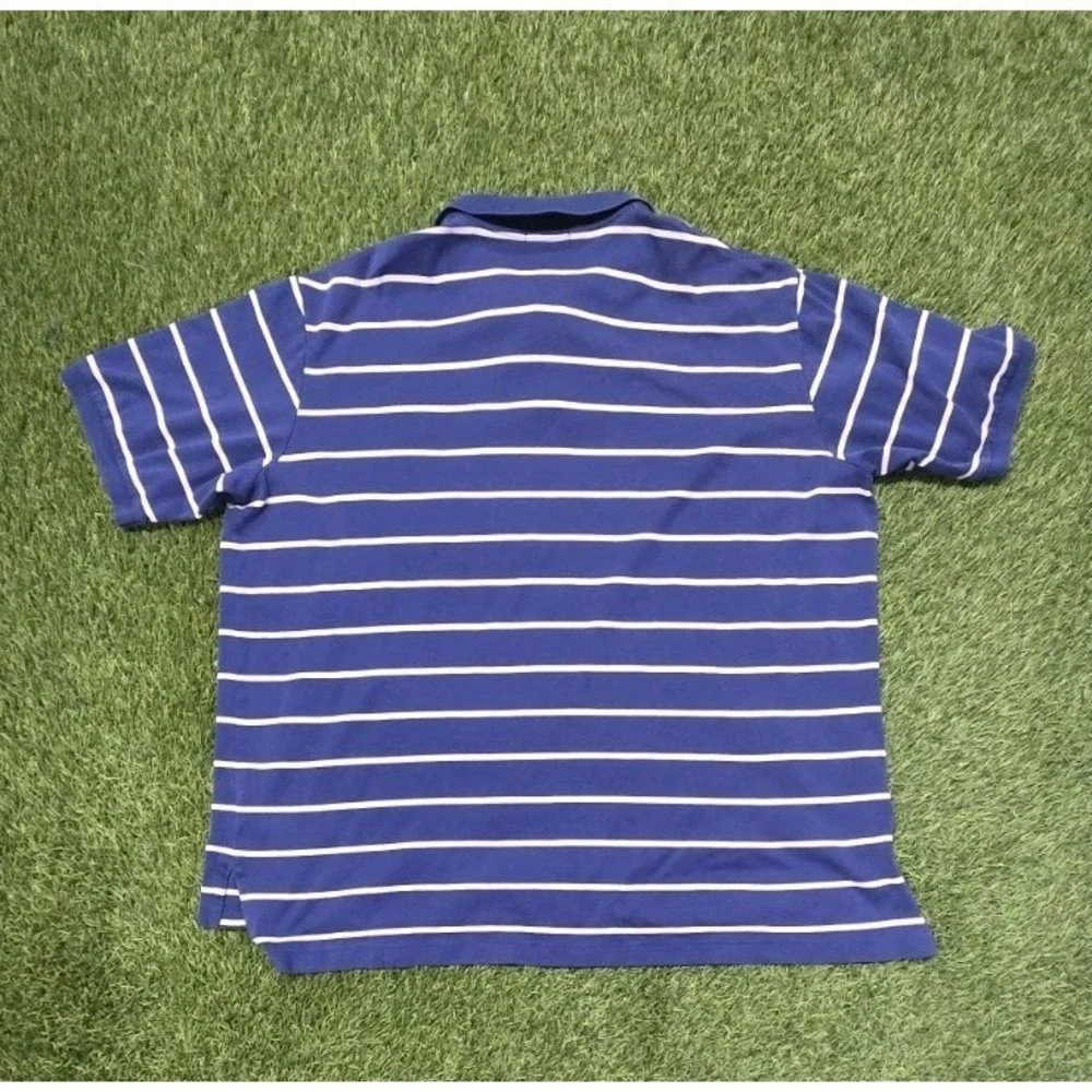 Polo Ralph Lauren 3XLT Rare Polo Green Interlock Striped Shirt